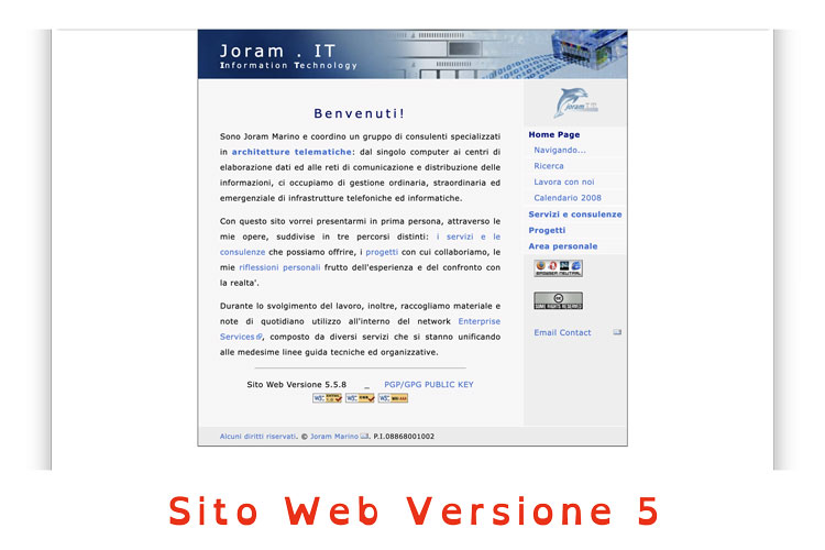 Sito Web versione 5