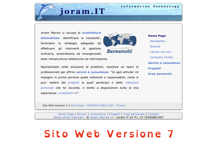 Sito Web versione 7